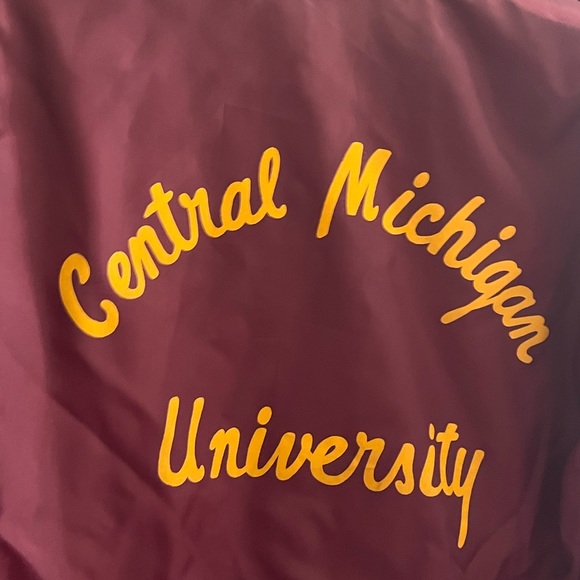 Vintage 1980’s Central Michigan University CMU Sorority College Bomber Jacket M - Picture 6 of 10